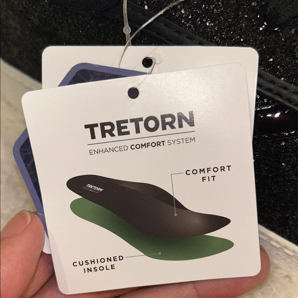 NWOB Tretorn Sparkling Black Sneakers - Picture 10 of 12